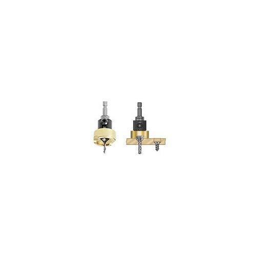 82 Degree Carbide Tipped Woodworking Countersink Drill Bits with Adjustable Depth Stop No Thrust Ball Bearing