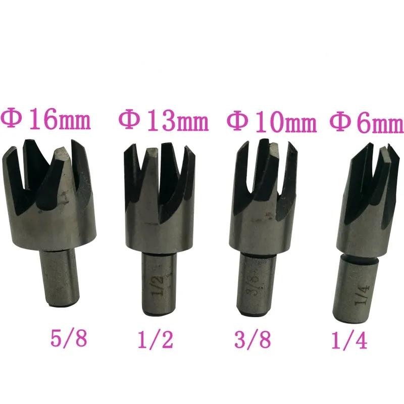 8PCS  Cork Drill Bit Set Wood Plug Cutter Drill Cutting Tool Drill Bit Set Bored Hole Tenon Drills