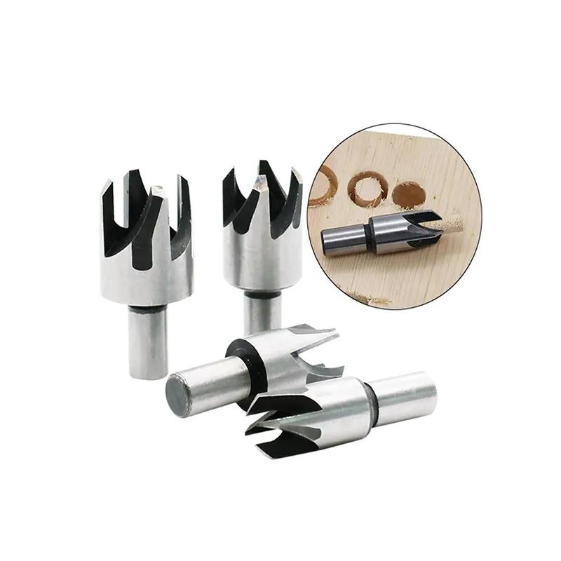 8PCS  Cork Drill Bit Set Wood Plug Cutter Drill Cutting Tool Drill Bit Set Bored Hole Tenon Drills