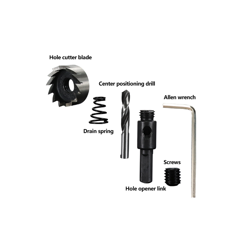 Socoje 15-53mm Hole Sawtooth  Drill Bit Hole Saw Cutter for Stainless Steel Metal Alloy Hole Drilling