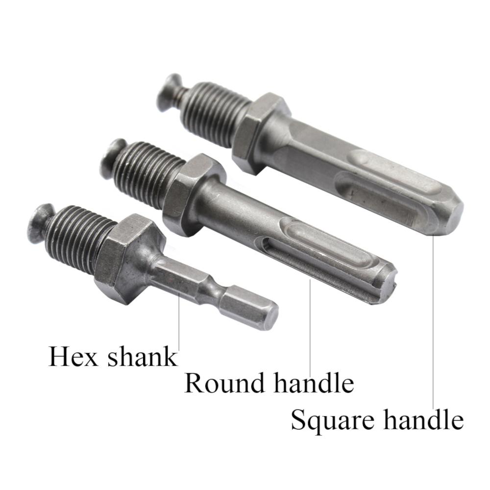 1Pc Socoje 32/42mm  Round/Square/Hexagonal Shank Firewood Drill Bit Splitter Wood Split Cone Drill Bit For Tree Cutting