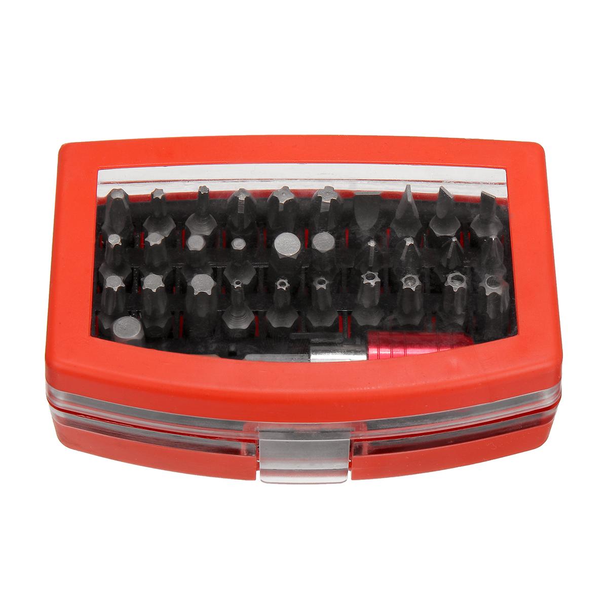 25mm 1/4  32PCS Torx Screwdriver Bits Set Chrome-vanadium Steel, Plastic Boxed, 30 Tips