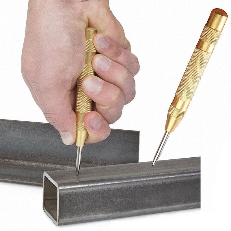 6mm Automatic Center Pin Punch Spring Loaded Marking Starting Holes Tool