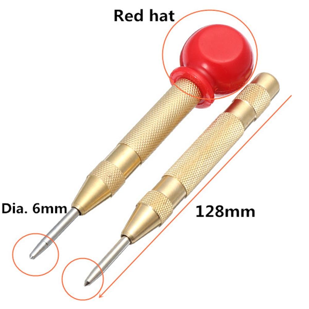 Socoje 6mm Automatic Center Pin Punch Spring Loaded Marking Starting Holes Tool