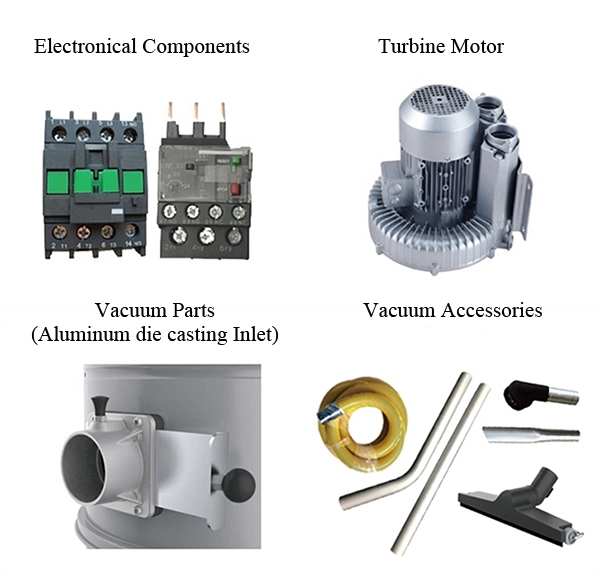 Heavy Duty Industrial Vacuum Cleaner, High Power
