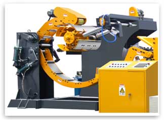 3 in 1 Uncoiler Straightener Servo Feeder For Steel Coil Feeding and Handling Line