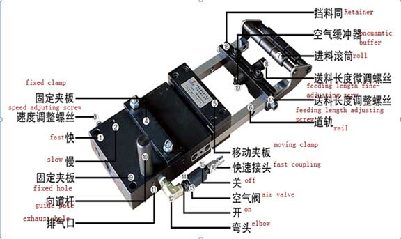 Air feeder af8c servo feeder for stamping punch