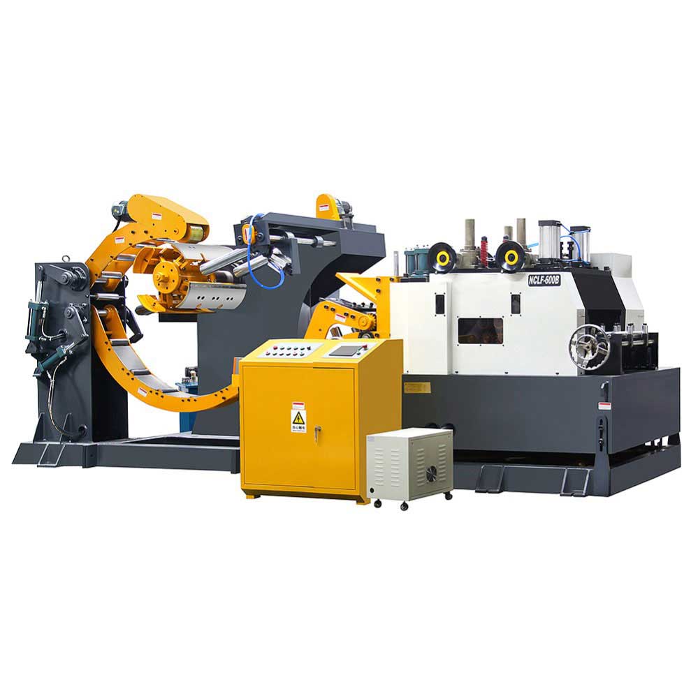 Metal Cutting Press Auto Feeding Device With Straightener And Uncoiling Feeder Machine