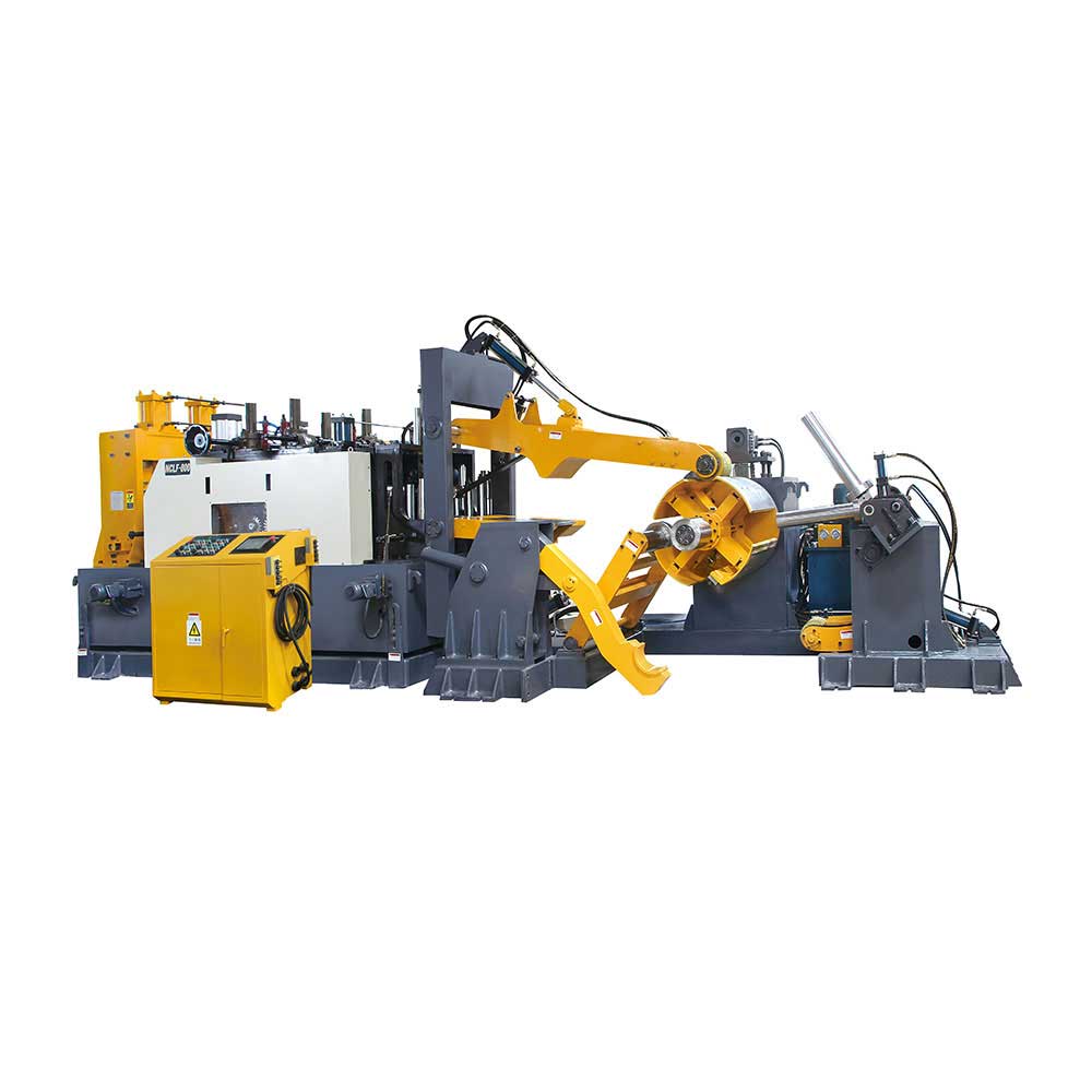 Metal Cutting Press Auto Feeding Device With Straightener And Uncoiling Feeder Machine