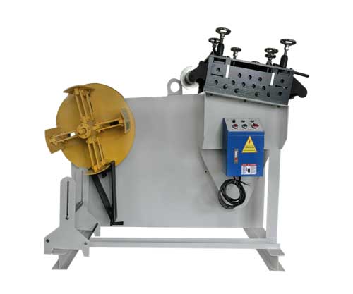 Metal Plate Servo Roll Straightener and Decoiler Machine For Automatic Slitting and Cutting