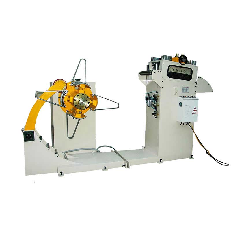 metal sheet uncoiler machine and  Leveling machine 2 in 1 leveler for punching press machine