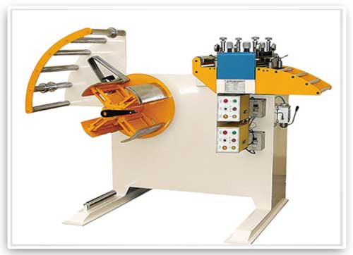 OEM  400mm Width Steel Coil Unwinding and Roll Wheel Straightening Machine
