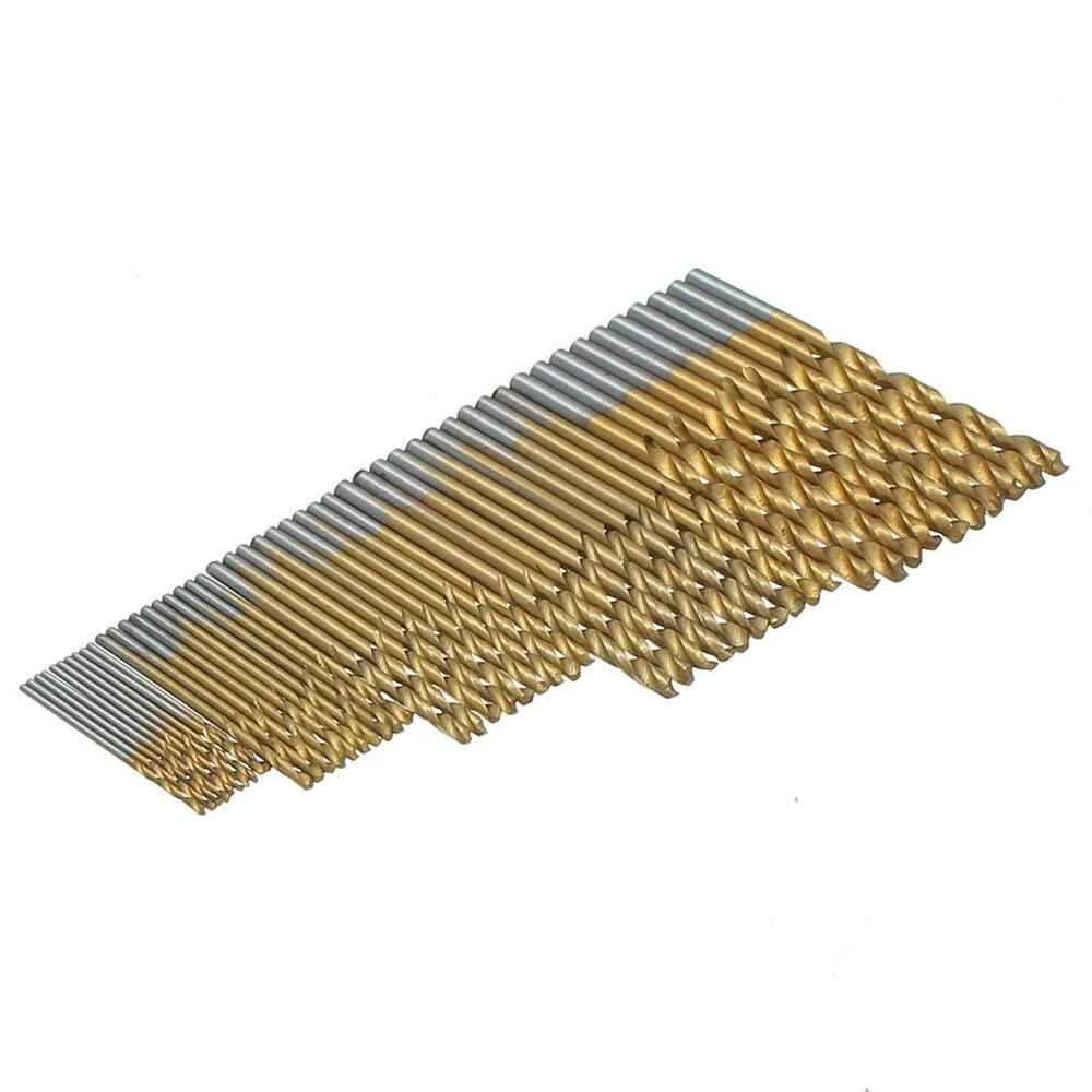 10*1mm+10*1.5mm+10*2mm+10*2.5mm+10*3mm High Speed Steel Drill Bit Straight Shank Twist Drill Bit Tool Set
