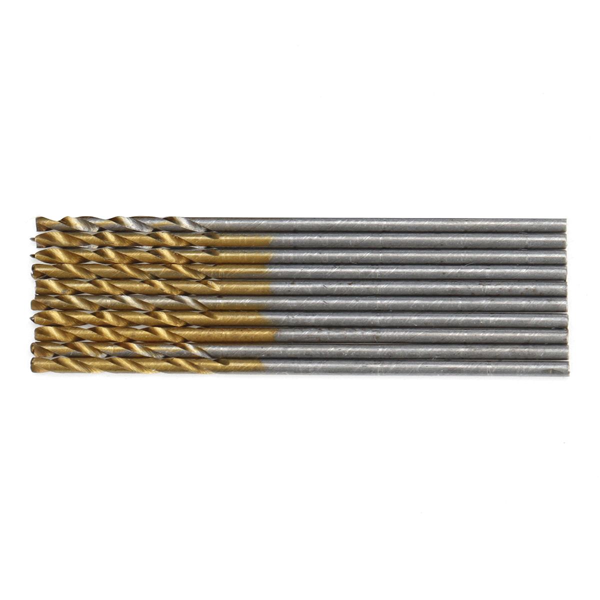 60PCS 1mm/1.5mm/ 2mm/2.5mm/3mm/3.5mm Titanium-Coated High-Speed Steel Twist Drill Bit Set Diverse Sizes Precision Crafted Drilling Tool