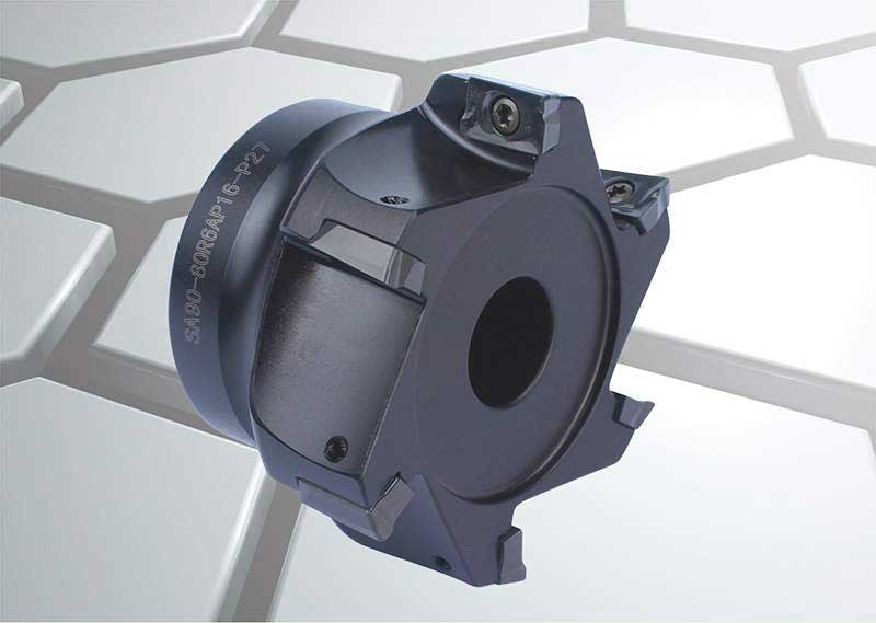 2.5" x 3/4" 90° Indexable Face Mill Cutter   APET APMT 1604 Insert