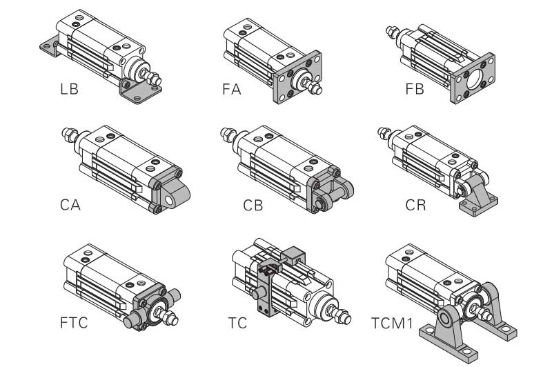 DNC63X50-PPV-A DNC63X75  DNC63X100 DNC63X150 DNC63X200 DNC63X300 DSBC iso6431 standard pneumatic cylinder