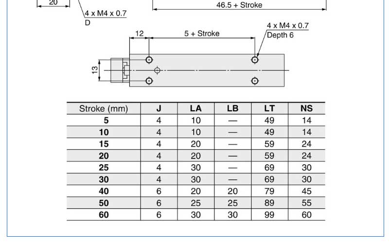 MXH10/HLH series aluminium alloy double acting compact sliding table pneumatic cylinder SMC type