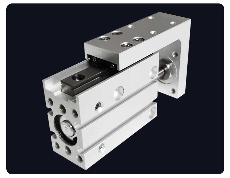 MXH10/HLH series aluminium alloy double acting compact sliding table pneumatic cylinder SMC type