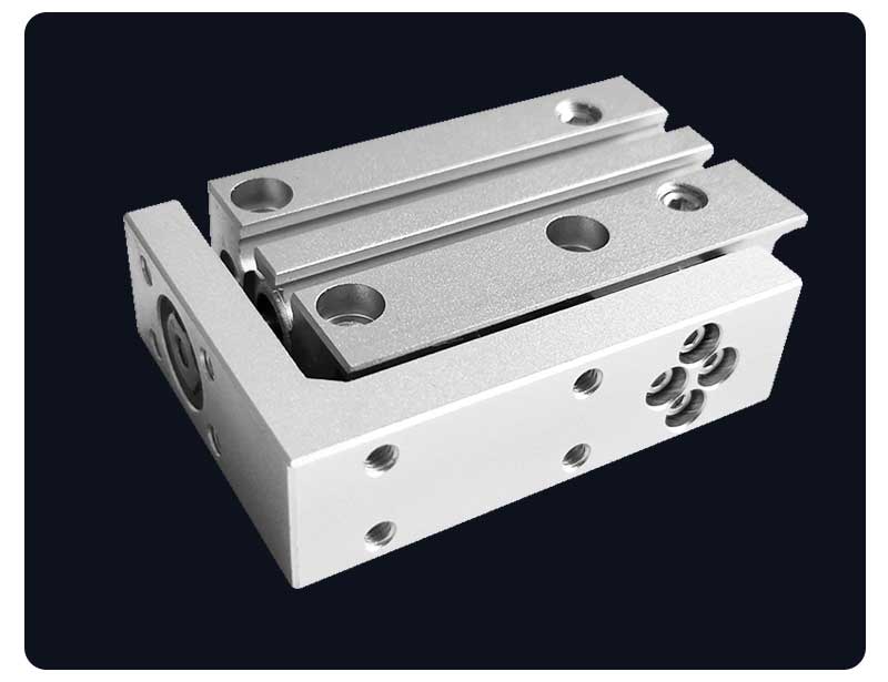 MXH10/HLH series aluminium alloy double acting compact sliding table pneumatic cylinder SMC type