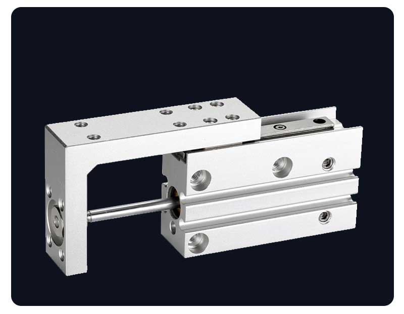 MXH10/HLH series aluminium alloy double acting compact sliding table pneumatic cylinder SMC type