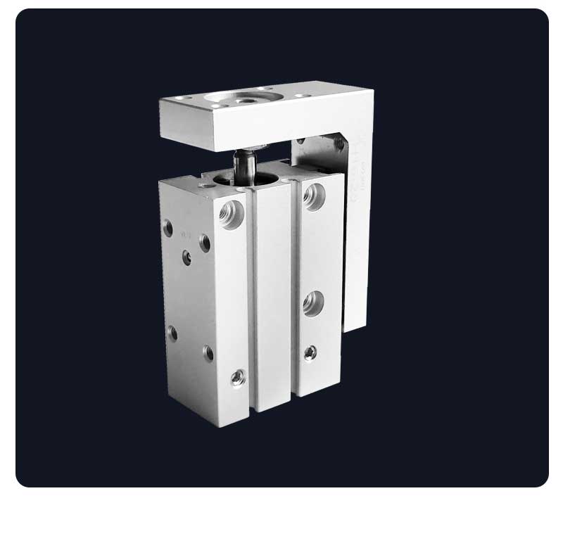 MXH10/HLH series aluminium alloy double acting compact sliding table pneumatic cylinder SMC type