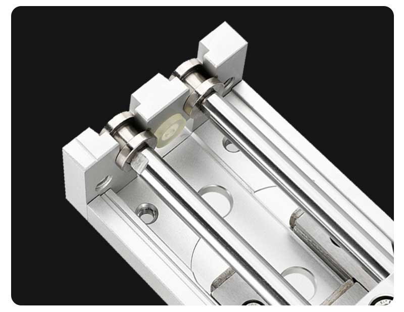 MXS series slide table guided  8*10 20 30 40 50 75 stoke pneumatic air cylinder for shampoo filling machine