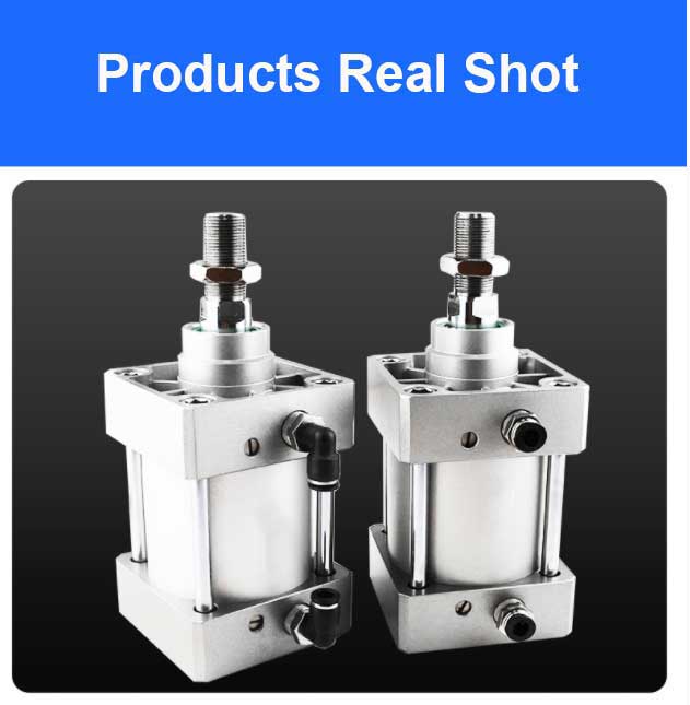Professional Manufacturer Durable Anti Abrasin Stable Performance Aluminum Air Pneumatic Cylinder