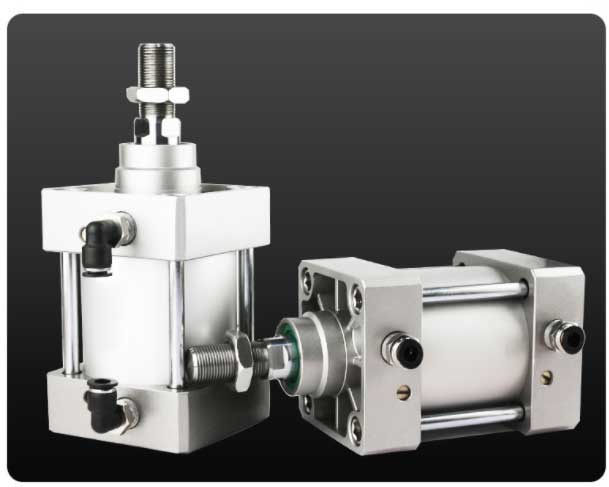 Professional Manufacturer Durable Anti Abrasin Stable Performance Aluminum Air Pneumatic Cylinder