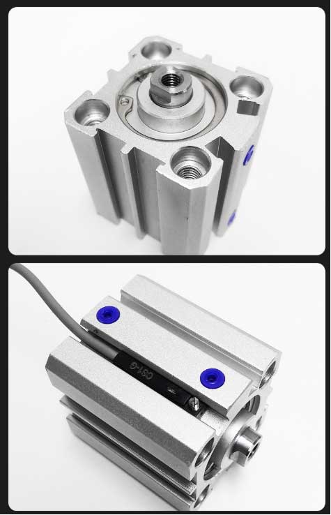 SDA SDAD SDAJ  Compact cylinder Standard Piston Clamp Pneumatic Air Cylinder