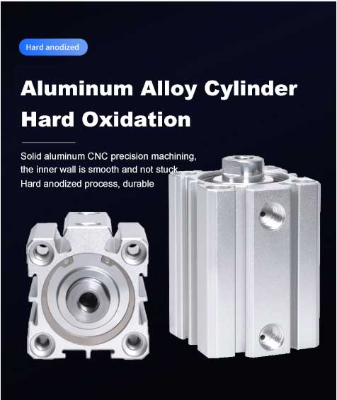 SDA SDAD SDAJ  Compact cylinder Standard Piston Clamp Pneumatic Air Cylinder