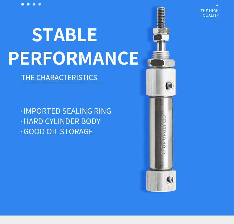 SMC Type PB CDJ2B Type 10mm Bore Size Double Action Mini Pneumatic Cylinder Aluminum Stainless Steel Air 2 units