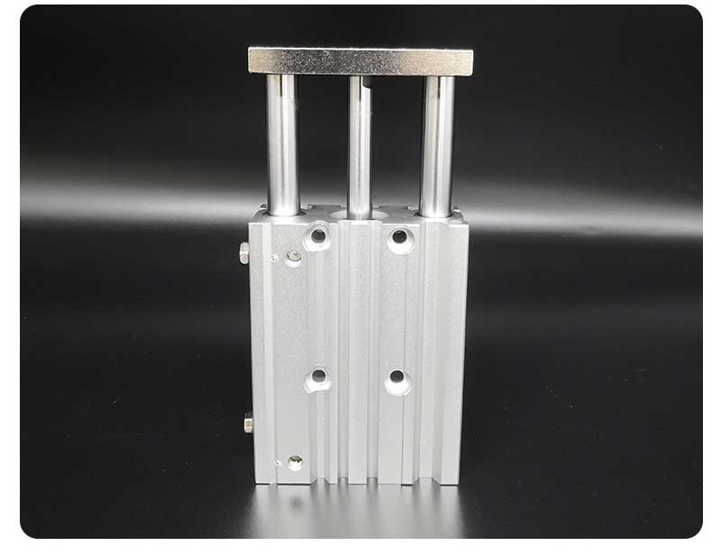 Three-bar cylinder aluminum alloy thin type with guide rod TCM three-axis precision pneumatic parts MGPM/PL16 10/50