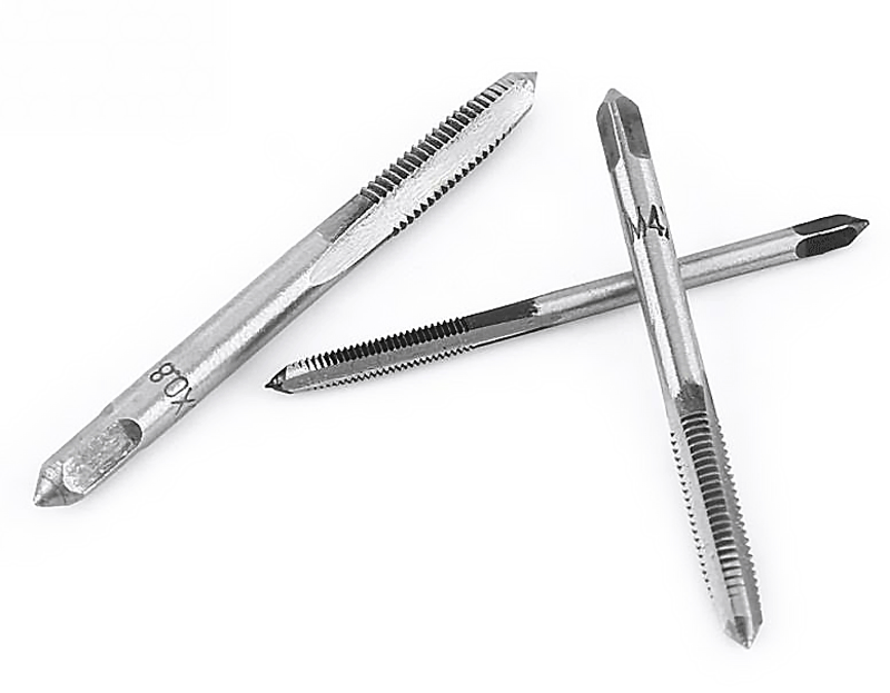 straight flute tap  M3 M4 M5 M6 M8 M10 M12 screw tap straight fluted hand tap screw thread with cobalt