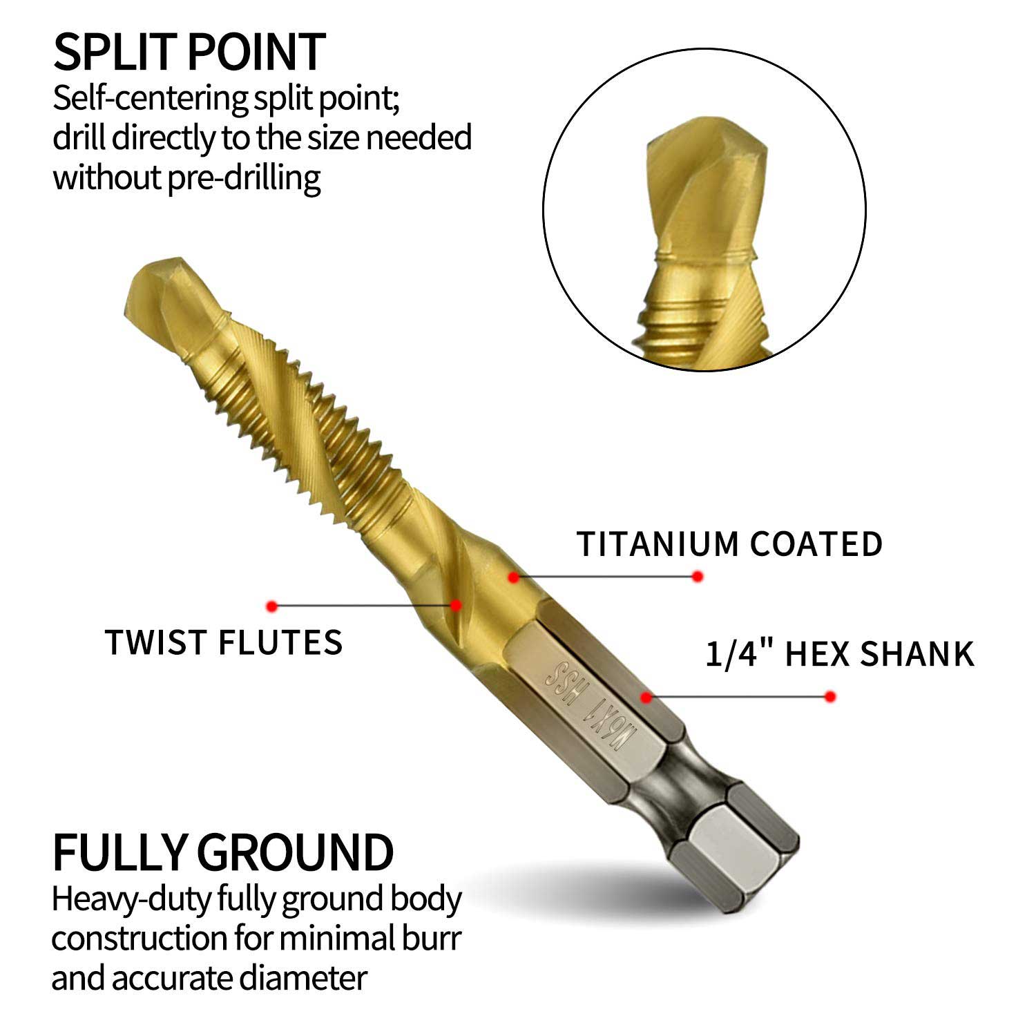 Quality And Affordable M3-M12 Factory Custom Screw Tap Tap Thread Paint