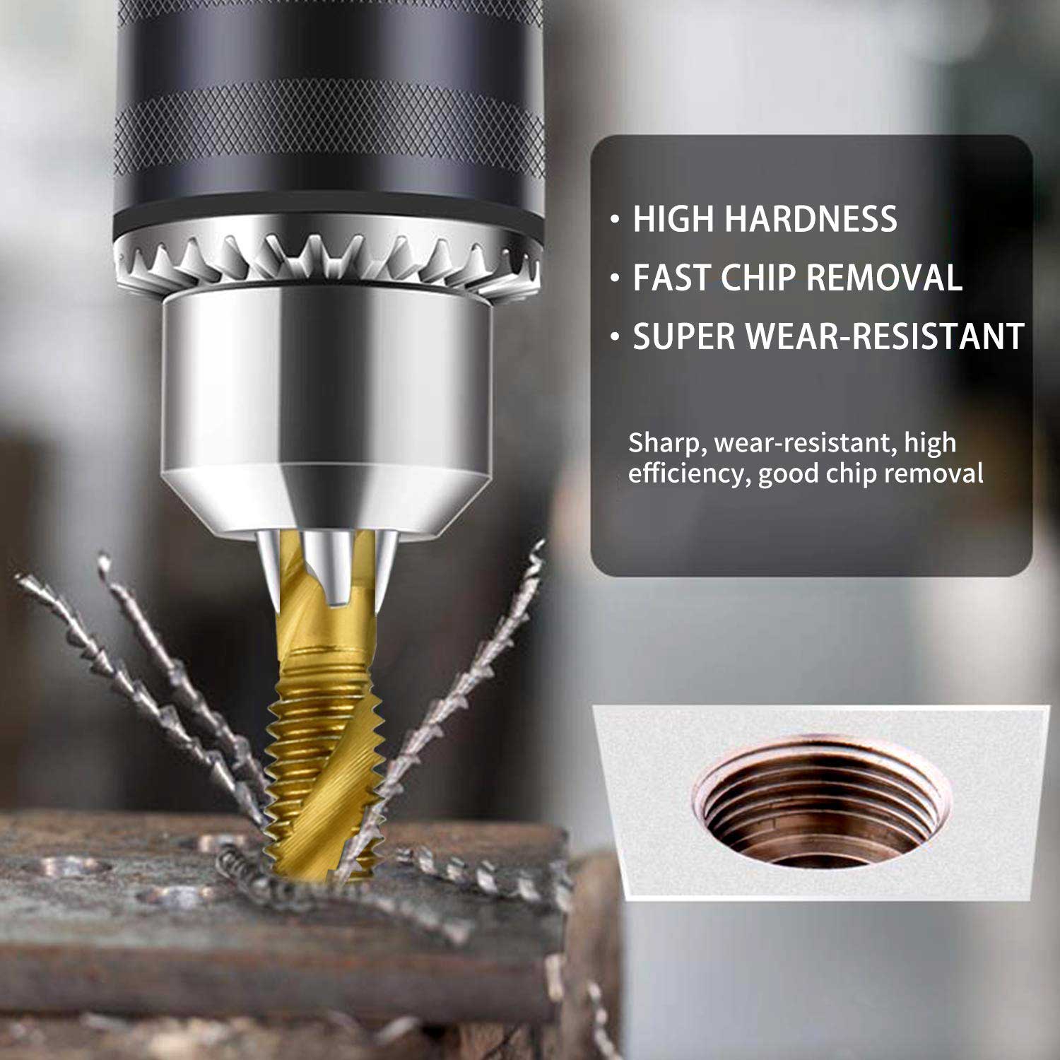 Quality And Affordable M3-M12 Factory Custom Screw Tap Tap Thread Paint