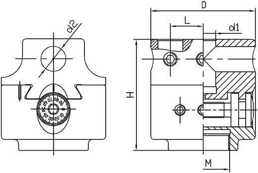 3" Diameter Boring Head 7/8"-20TPI