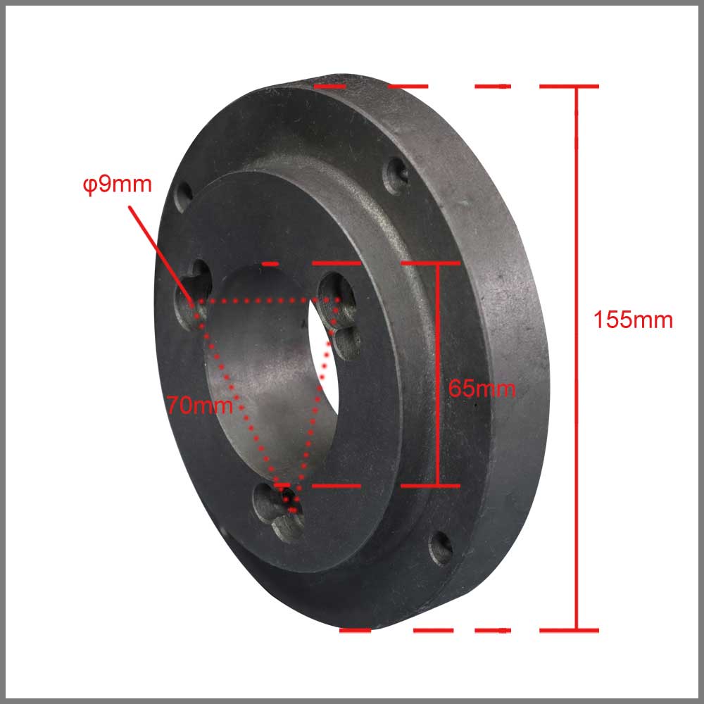 6" Back plate for  Socoje WBL290F&WBP290F (Cam lock type)