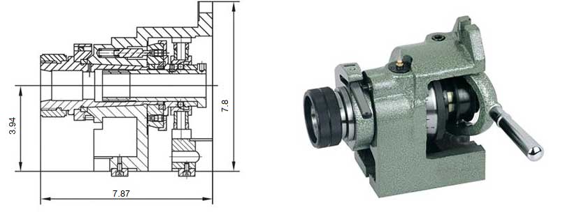 5C Horizontal Vertical Collet Index Fixture