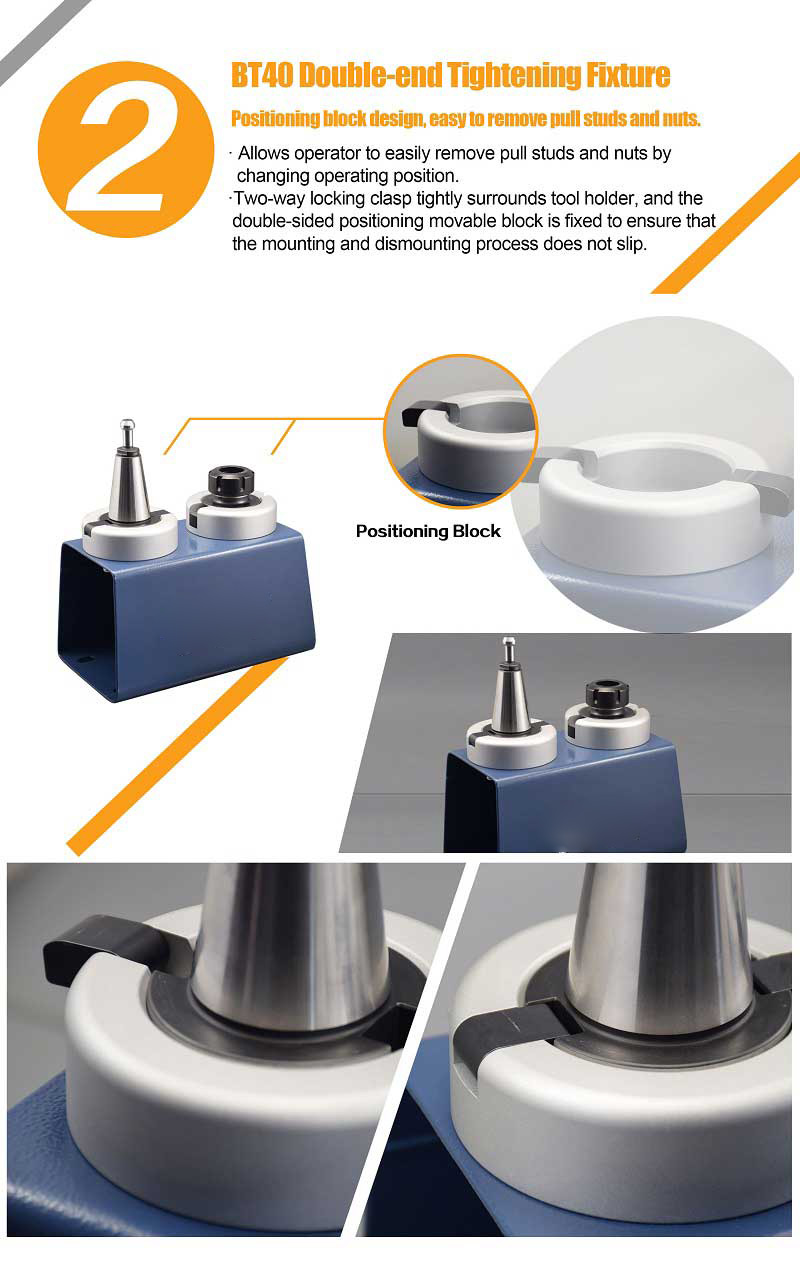 Arrival SFX BT40  Style Tightening Fixture Trapezoid Shape CNC