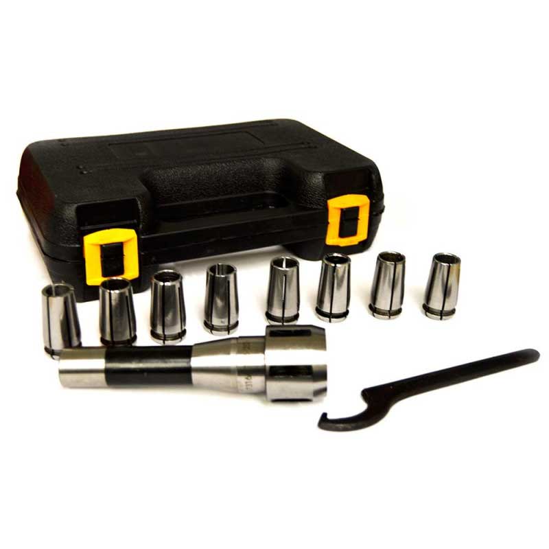 Socoje Tools EMC15-R8 R8 End Mill Chuck Set 7/16-20 Thread