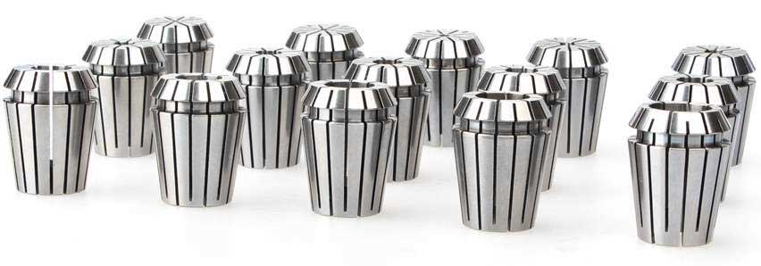ER25 Collet 15PCS SET Ultra Precision 1/16 3/32 1/8 3/16 7/32 1/4 5/16 11/32 3/8 13/32 7/16 1/2 17/32 9/16 5/8