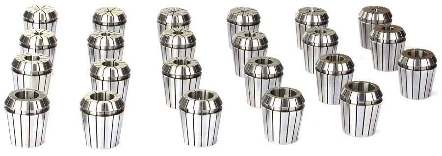 ER40 1/8-1 23PC Collet SET 0.008mm(0.0003") Plastic Case Ultra Precision Inch