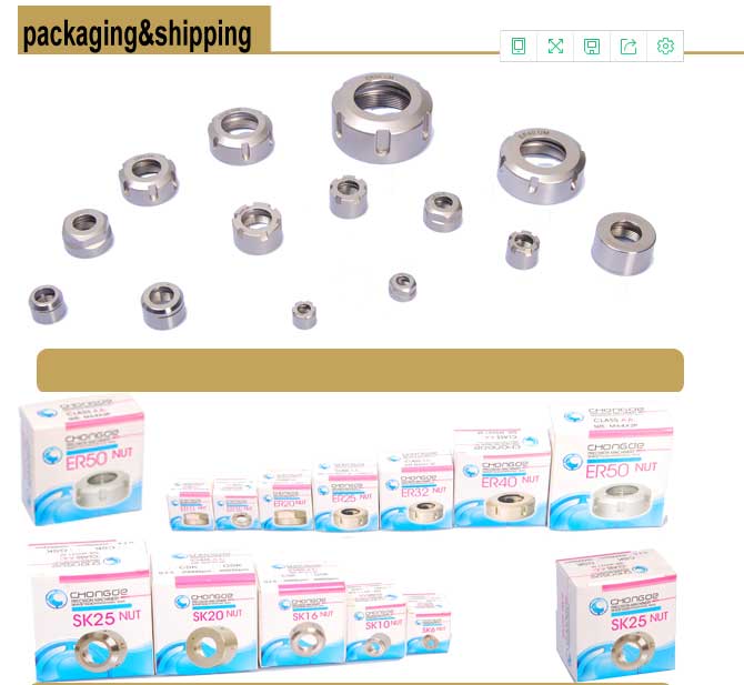 ER20UM Collet Nut  M25 X 1.5 Pitch