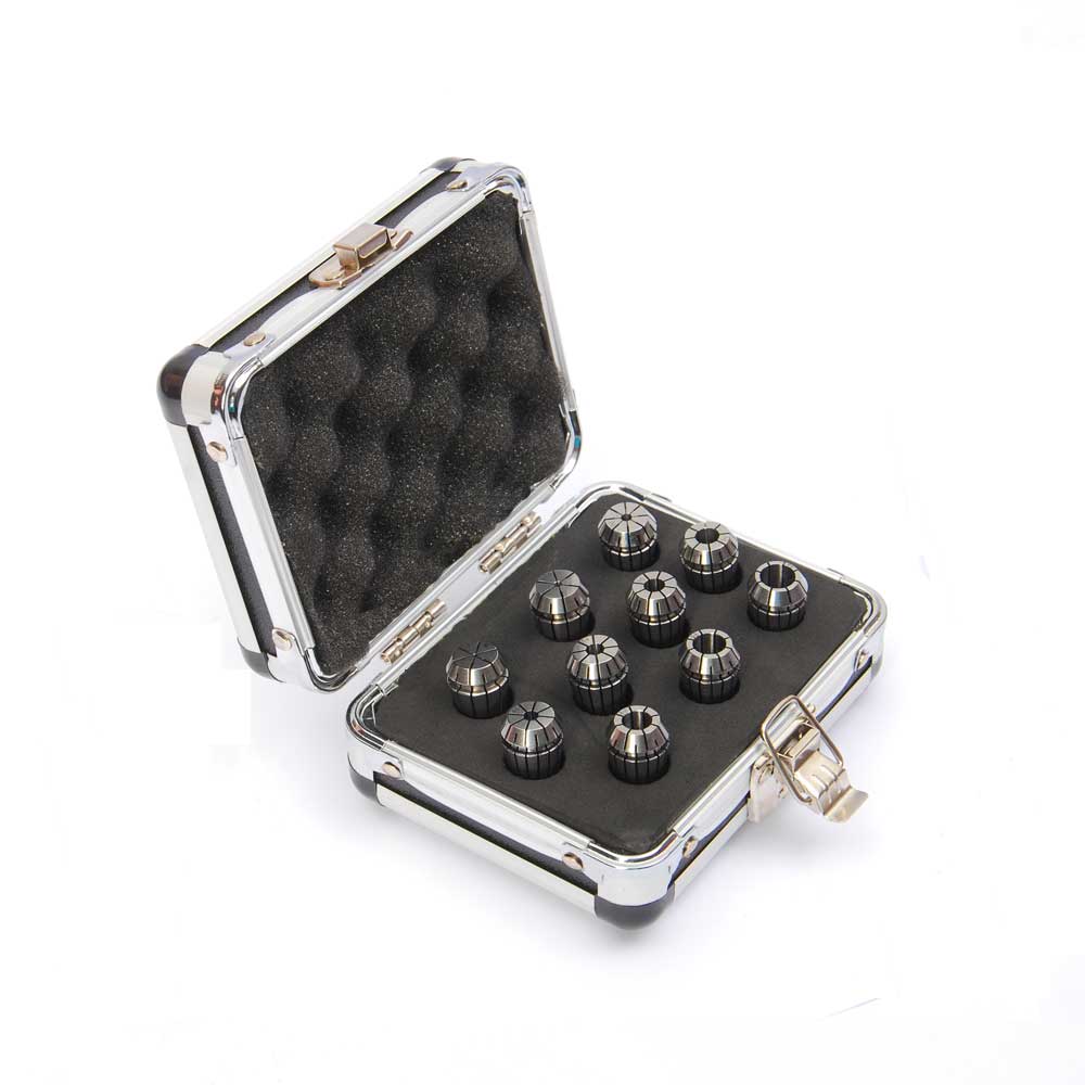 ER16-10PCS(1-10mm)Precision Spring Collet  Aluminum alloy box