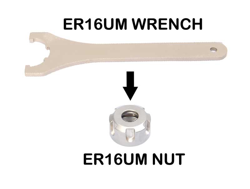 ER16UM Collet Nut  M22 X 1.5 pitch
