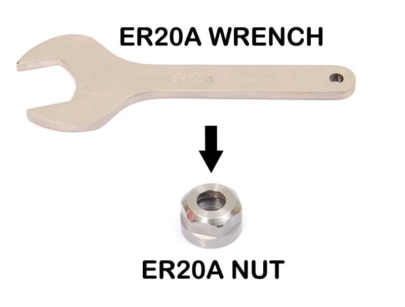ER20A Collet Nut  M25 x 1.5 Pitch