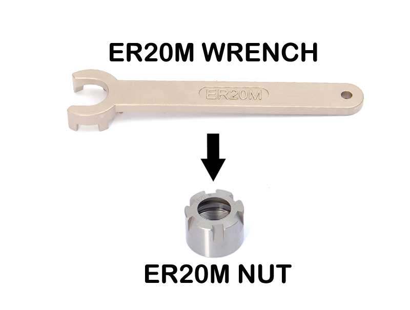 ER20M Collet Nut  M24 X 1.0 Pitch