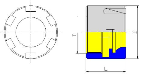 ER25 Mini Collet Nut