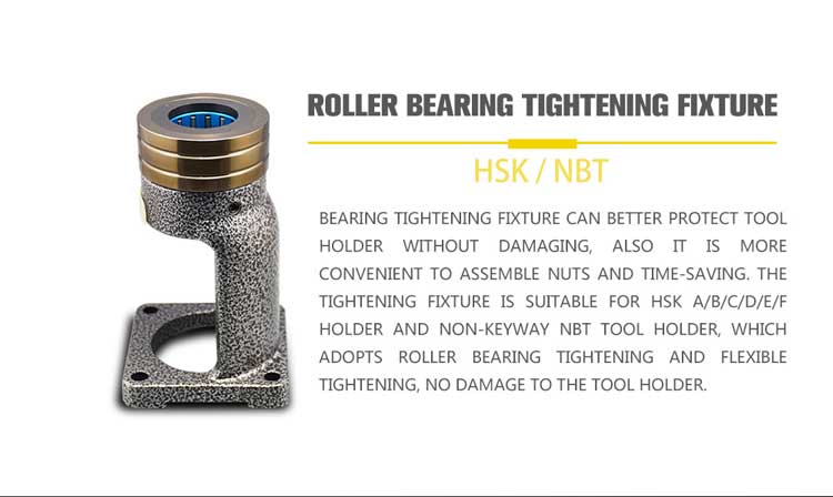 HSK63 Bearing Tightening fixture Fit HSK63 A/B/C/D/E/F Collet Chucks