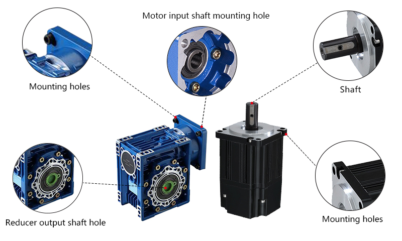 90 W DC Worm Gear Motor, 12V/24V/48V